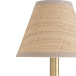 Polly Sconce Single (Natural Brass with Rattan Shade) Wall Sconces Regina Andrew