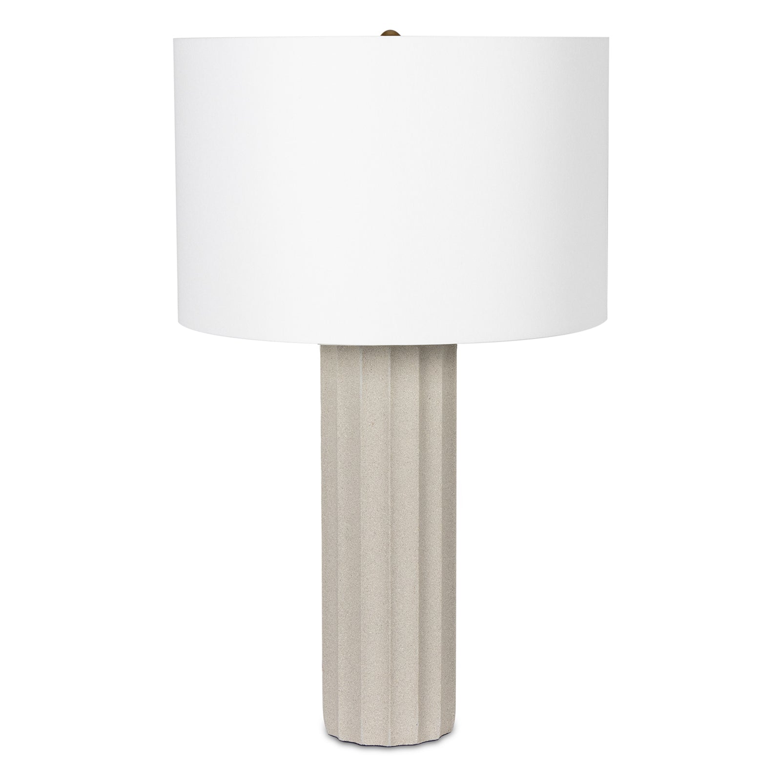 Tambour Concrete Table Lamp Table Lamps Regina Andrew
