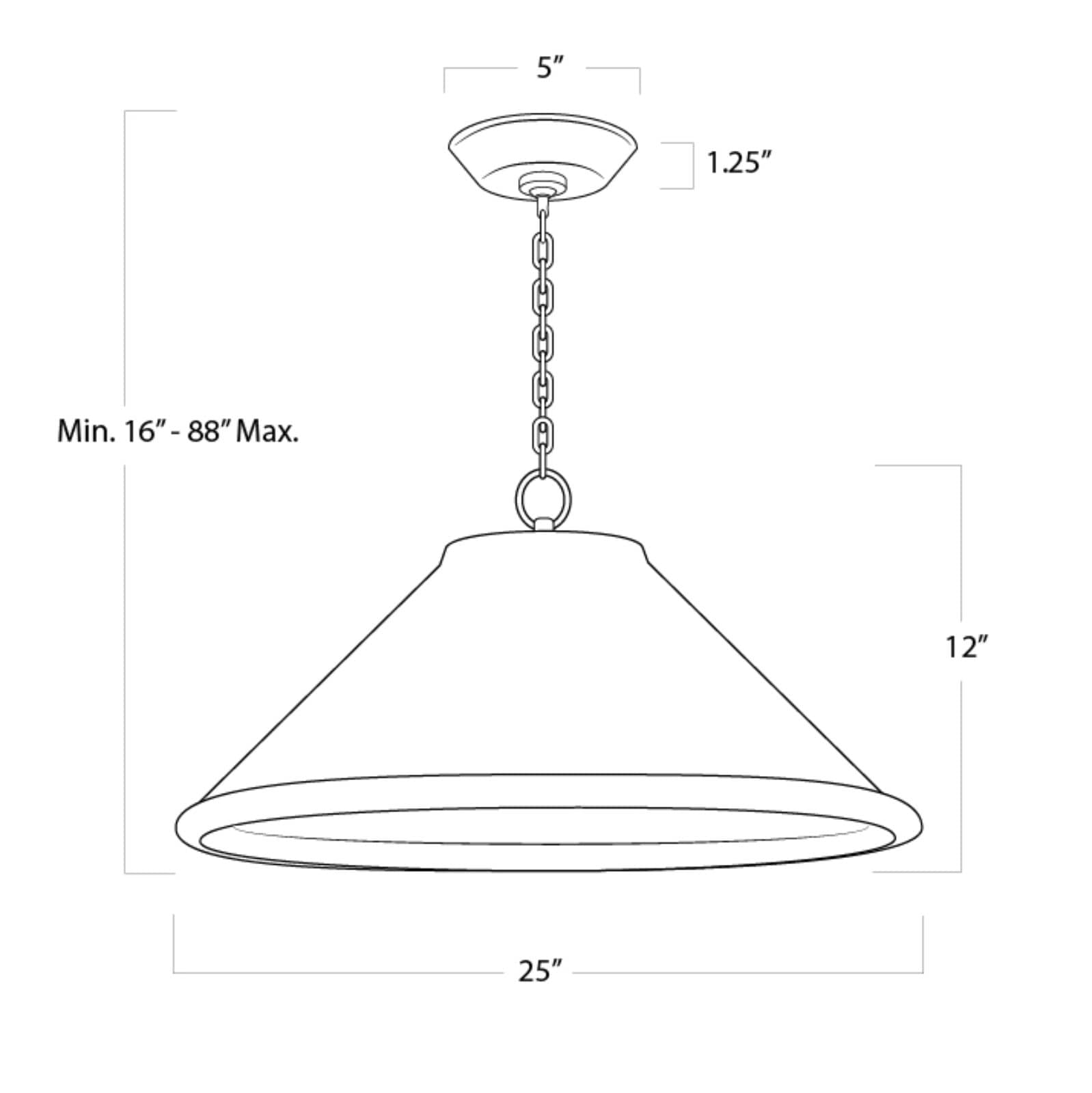 STORE FIXTURE - Billie Concrete Pendant Large LIGHTING - store fixture Regina Andrew