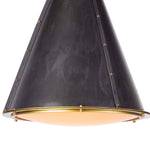 French Maid Chandelier SM (Blackened Brass Natural Brass) Chandelier Regina Andrew