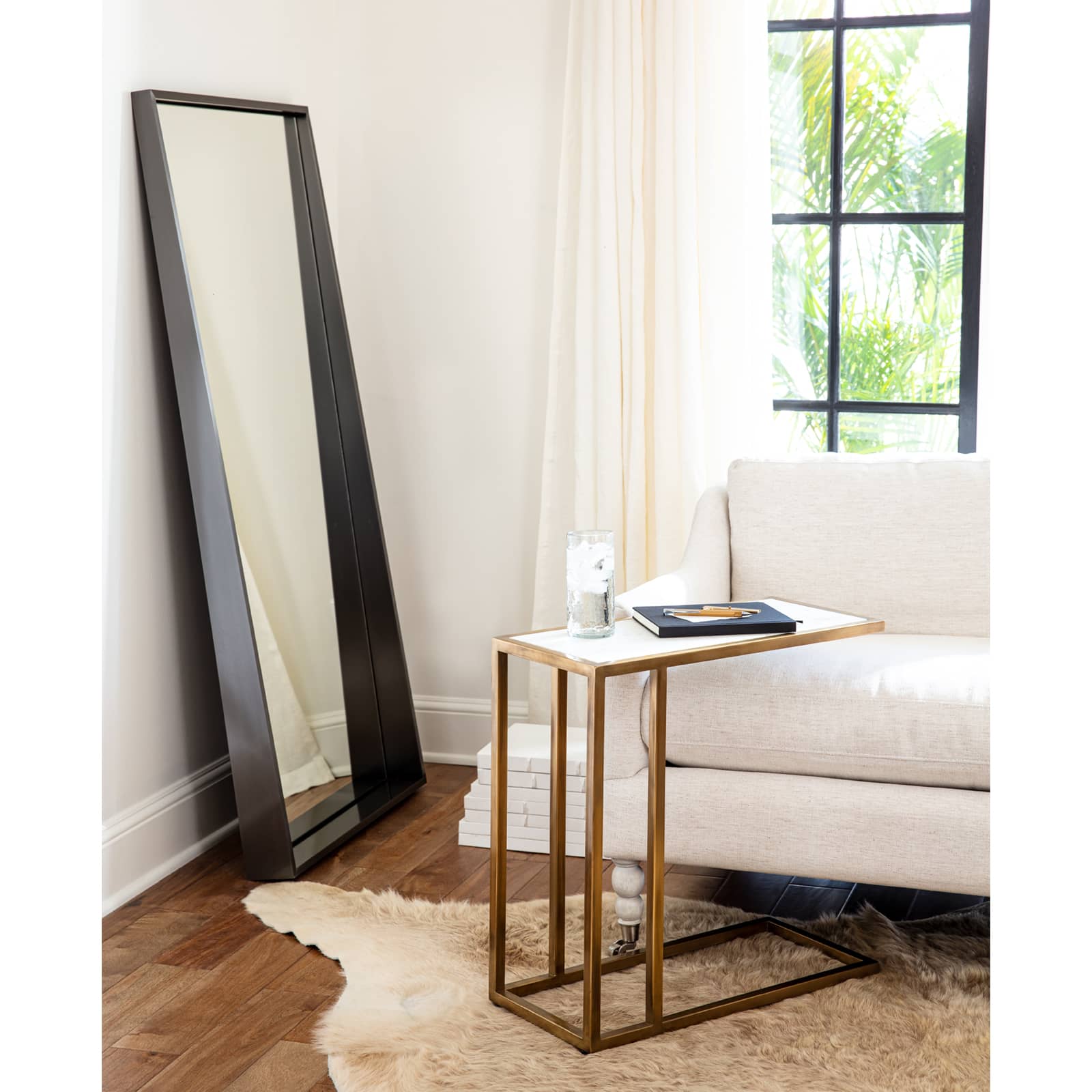 Gunner Mirror (Steel) Mirrors Regina Andrew