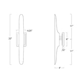 Redford Sconce (Polished Nickel) Wall Sconces Regina Andrew