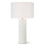 Nabu Metal Column Table Lamp (White) Table Lamps Regina Andrew