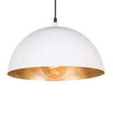Sigmund Pendant Small (White and Gold) Pendants Regina Andrew