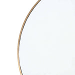 Hanging Circular Mirror (Natural Brass) Mirrors Regina Andrew
