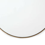 Hanging Circular Mirror (Natural Brass) Mirrors Regina Andrew