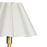 IN STORE - Polly Floor Lamp (Natural Brass with White Scalloped Shade) LIGHTING - in store Regina Andrew