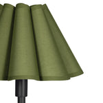 IN STORE - Polly Floor Lamp (Blackened Brass with Green Scalloped Shade) LIGHTING - in store Regina Andrew