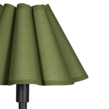IN STORE - Polly Floor Lamp (Blackened Brass with Green Scalloped Shade) LIGHTING - in store Regina Andrew