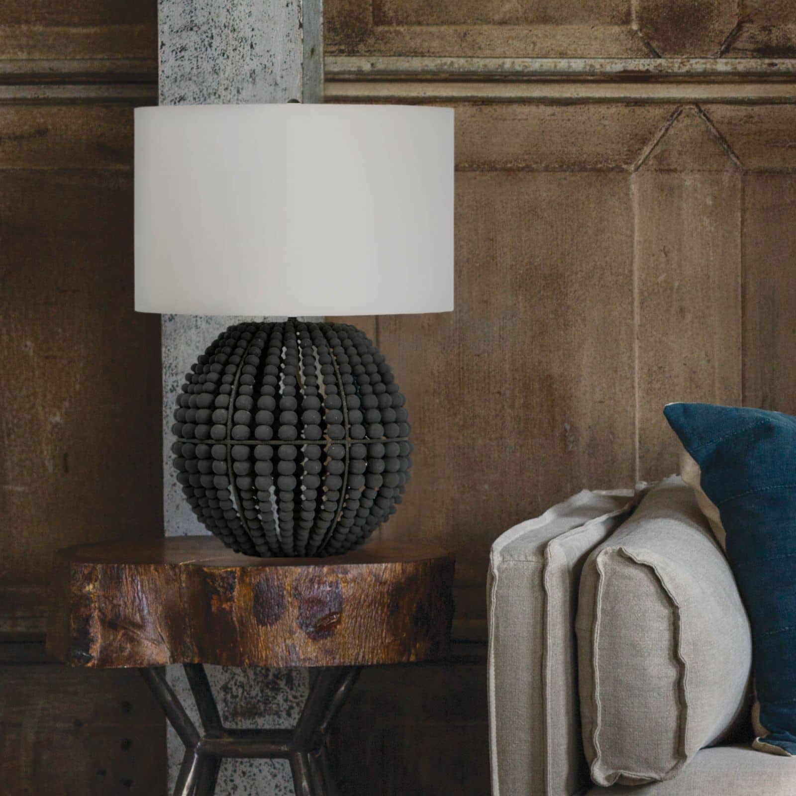 Tropez Table Lamp (Grey) Table Lamps Regina Andrew