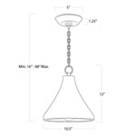 Billie Concrete Pendant Small Pendants Regina Andrew