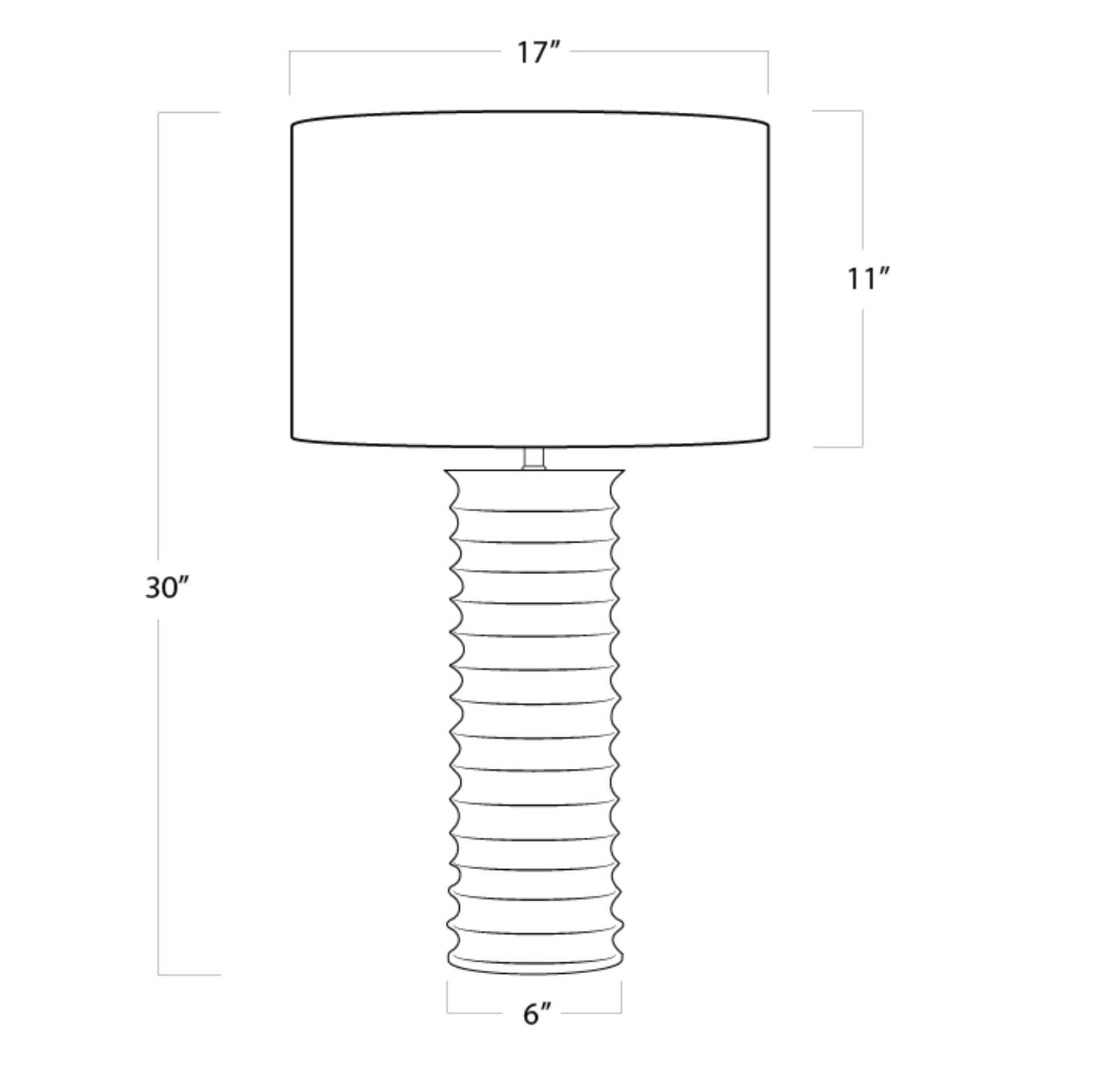 Nabu Metal Column Table Lamp (White) Table Lamps Regina Andrew