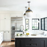 STORE FIXTURE - Sigmund Pendant Large (White and Gold) LIGHTING - store fixture Regina Andrew