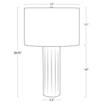 Tambour Concrete Table Lamp Table Lamps Regina Andrew