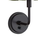 Polly Sconce Single (Blackened Brass with Green Scalloped Shade) Wall Sconces Regina Andrew