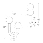 Happy Outdoor Sconce (Right) Wall Sconces Regina Andrew
