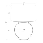 Deacon Ceramic Table Lamp Table Lamps Regina Andrew