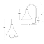 Dublin Sconce (Natural Brass) Wall Sconces Regina Andrew