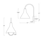 Dublin Sconce (Natural Brass) Wall Sconces Regina Andrew