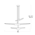 Concorde Chandelier (Natural Brass) Chandelier Regina Andrew