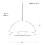 STORE FIXTURE - Sigmund Pendant Small (Black and Gold) LIGHTING - store fixture Regina Andrew