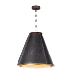 French Maid Chandelier SM (Blackened Brass Natural Brass) Chandelier Regina Andrew