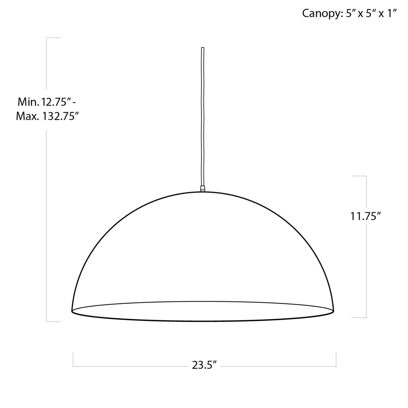 STORE FIXTURE - Sigmund Pendant Large (White and Gold) LIGHTING - store fixture Regina Andrew