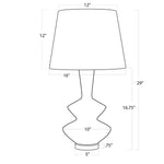 Poe Metal Table Lamp (Black) Table Lamps Regina Andrew