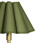 IN STORE - Polly Floor Lamp (Natural Brass with Green Scalloped Shade) LIGHTING - in store Regina Andrew