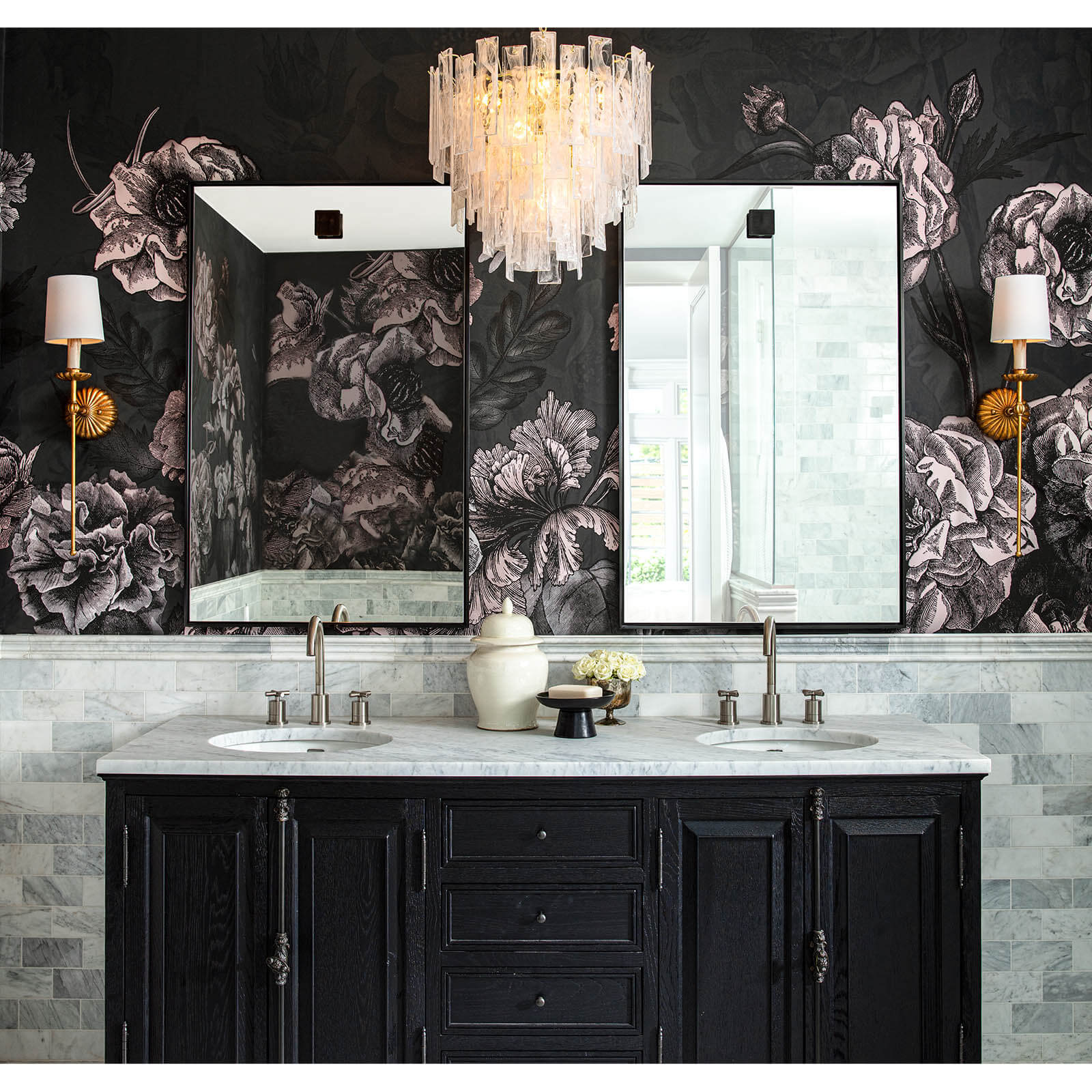 Hanging Rectangle Mirror (Steel) Mirrors Regina Andrew