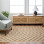 Mitchell Charcoal / Natural Checkered Outdoor Rug 0-patterned rugs Surya