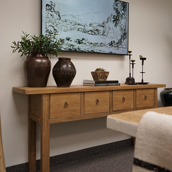 Millie Reclaimed Wood Console Table 21 - FURNITURE - console table Hauer Market