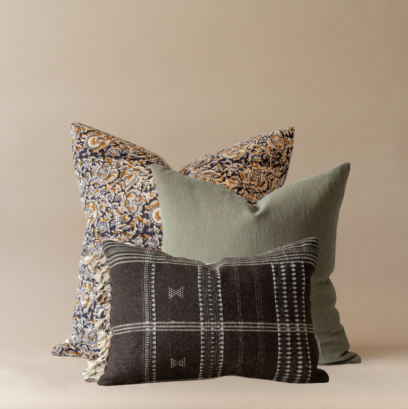 Andie Pillow Cover Combo 4 - PILLOWS - Pillow Combo Rug and Weave Pillows