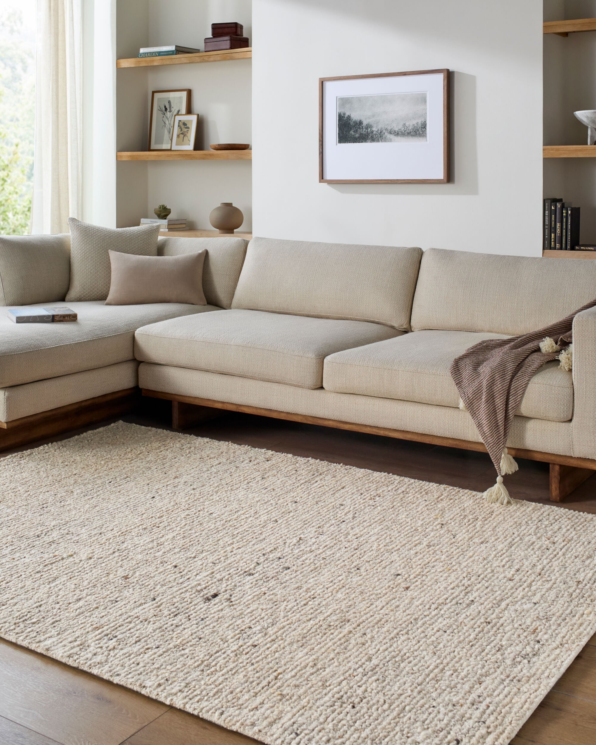 Palisade Natural Rug RUGS - wool Surya