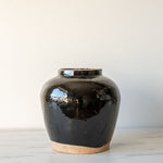 Vintage Glazed Pot 0-VINTAGE-pot Hauer Market