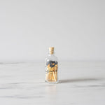 Mini Apothecary Match Bottle - Black Tip matches Skeem (Design Home)