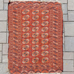 3'4" x 4'7" Antique Caucasian Rug RUGS - vintage Rug & Weave Rugs