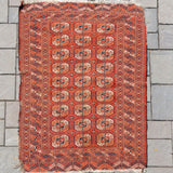 3'4" x 4'7" Antique Caucasian Rug RUGS - vintage Rug & Weave Rugs