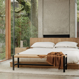 Lath King Bed Beds Moe's Furniture