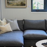 Walden 2 Piece Sectional - Charcoal 2 - FURNITURE - sectional Four Hands