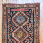 3'6 x 5'4 Antique Caucasian Rug RUGS - vintage Rug & Weave Rugs