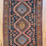 3'6 x 5'4 Antique Caucasian Rug RUGS - vintage Rug & Weave Rugs