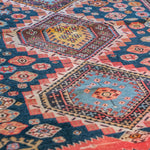 3'6 x 5'4 Antique Caucasian Rug RUGS - vintage Rug & Weave Rugs