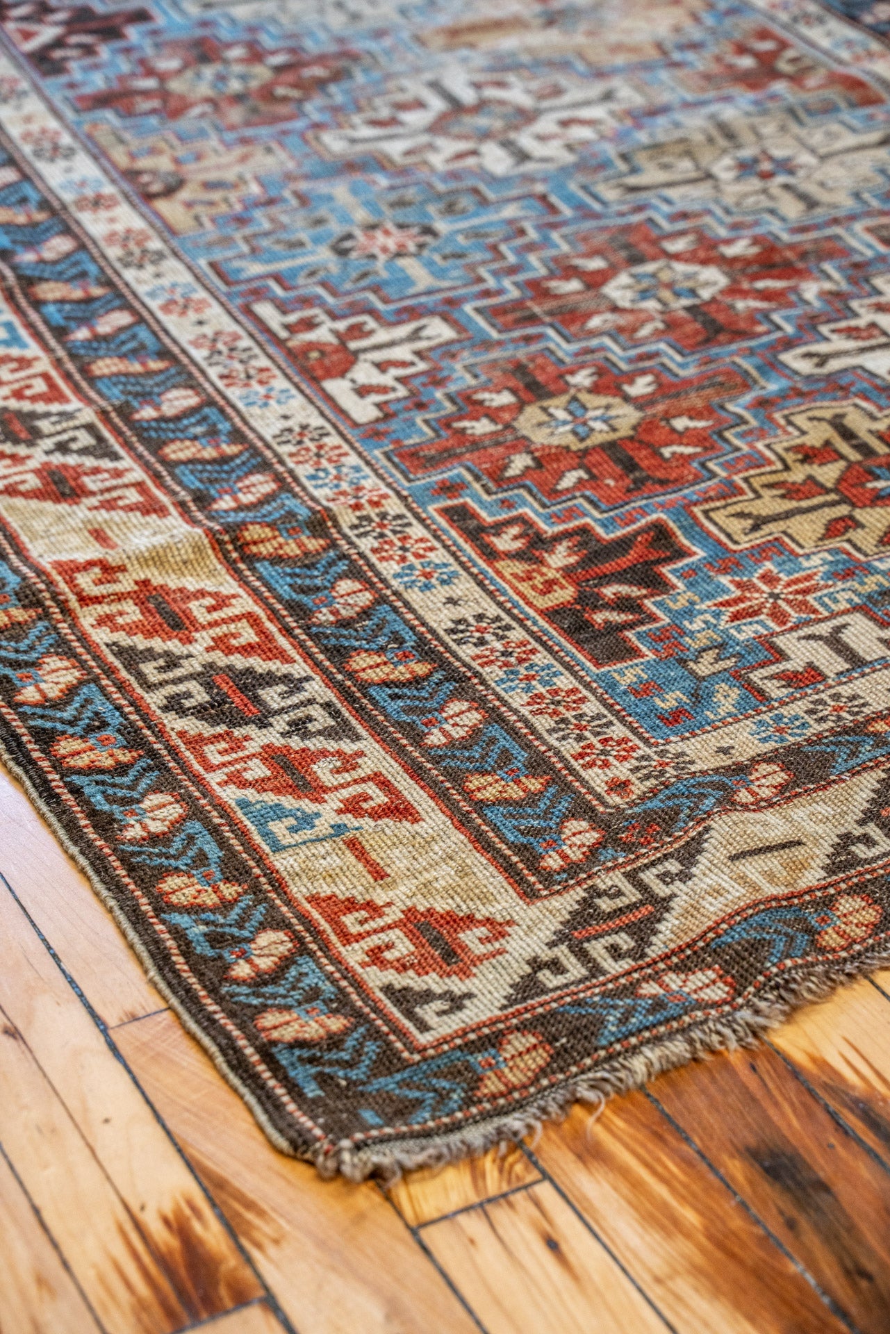 3'4 x 5'0 Antique Caucasian Rug RUGS - vintage Rug & Weave Rugs