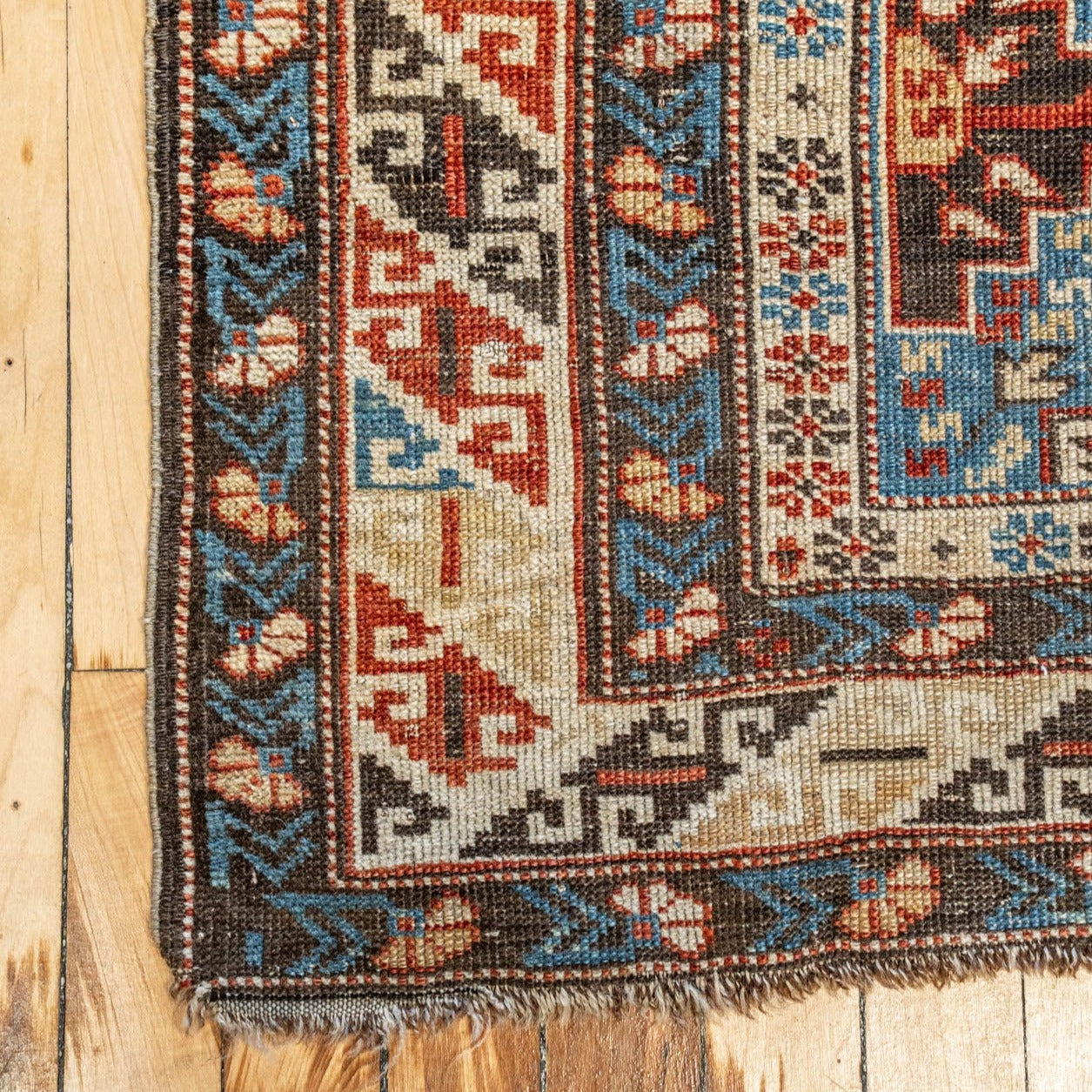 3'4 x 5'0 Antique Caucasian Rug RUGS - vintage Rug & Weave Rugs