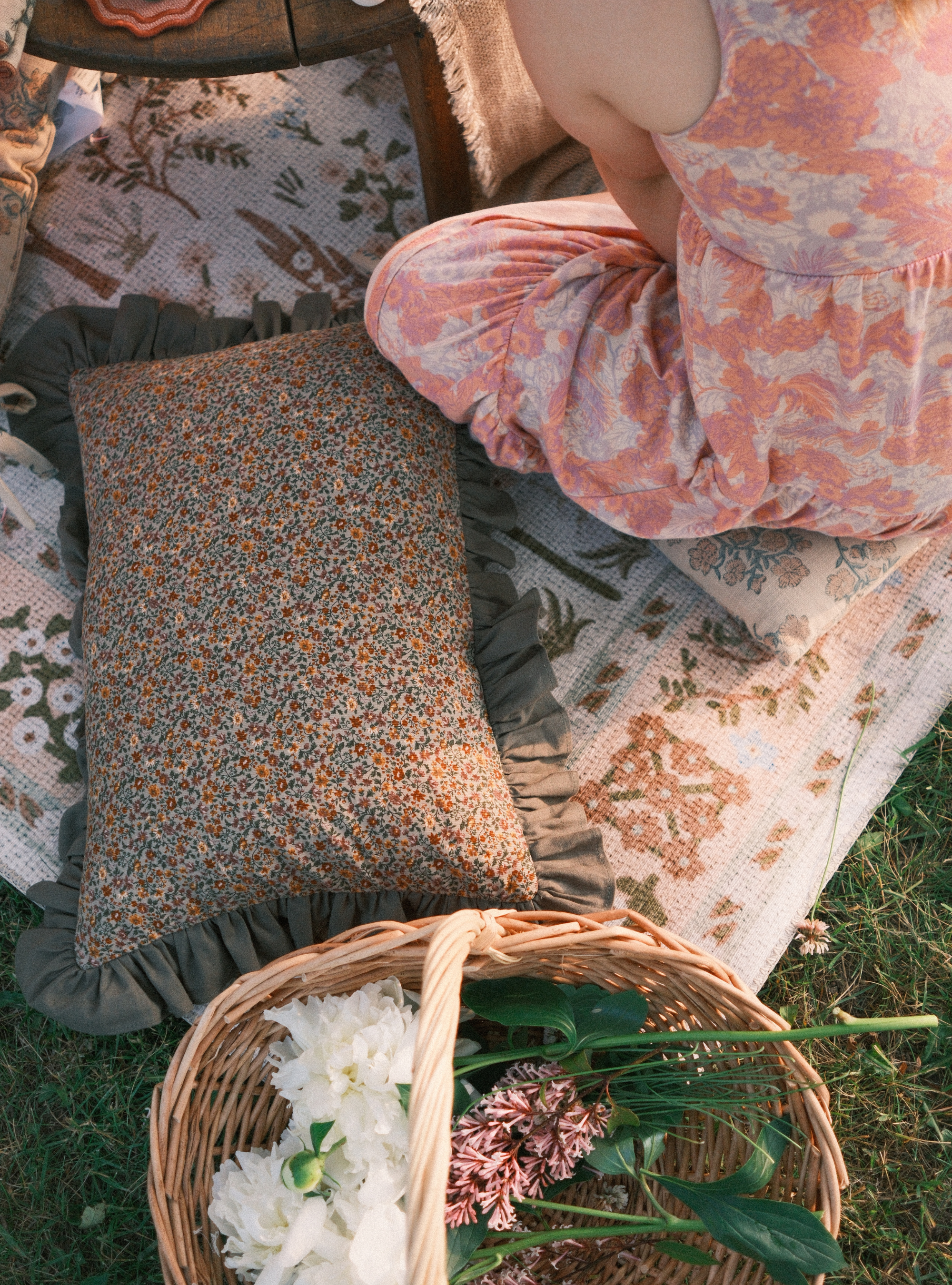Hana Ruffle Pillow Cover 2 - PILLOWS - essentials - warm Rug & Weave Pillows