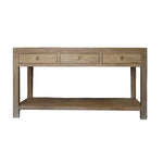 Sutton Reclaimed Console Table 21 - FURNITURE - console table Hauer Market 3 drawer