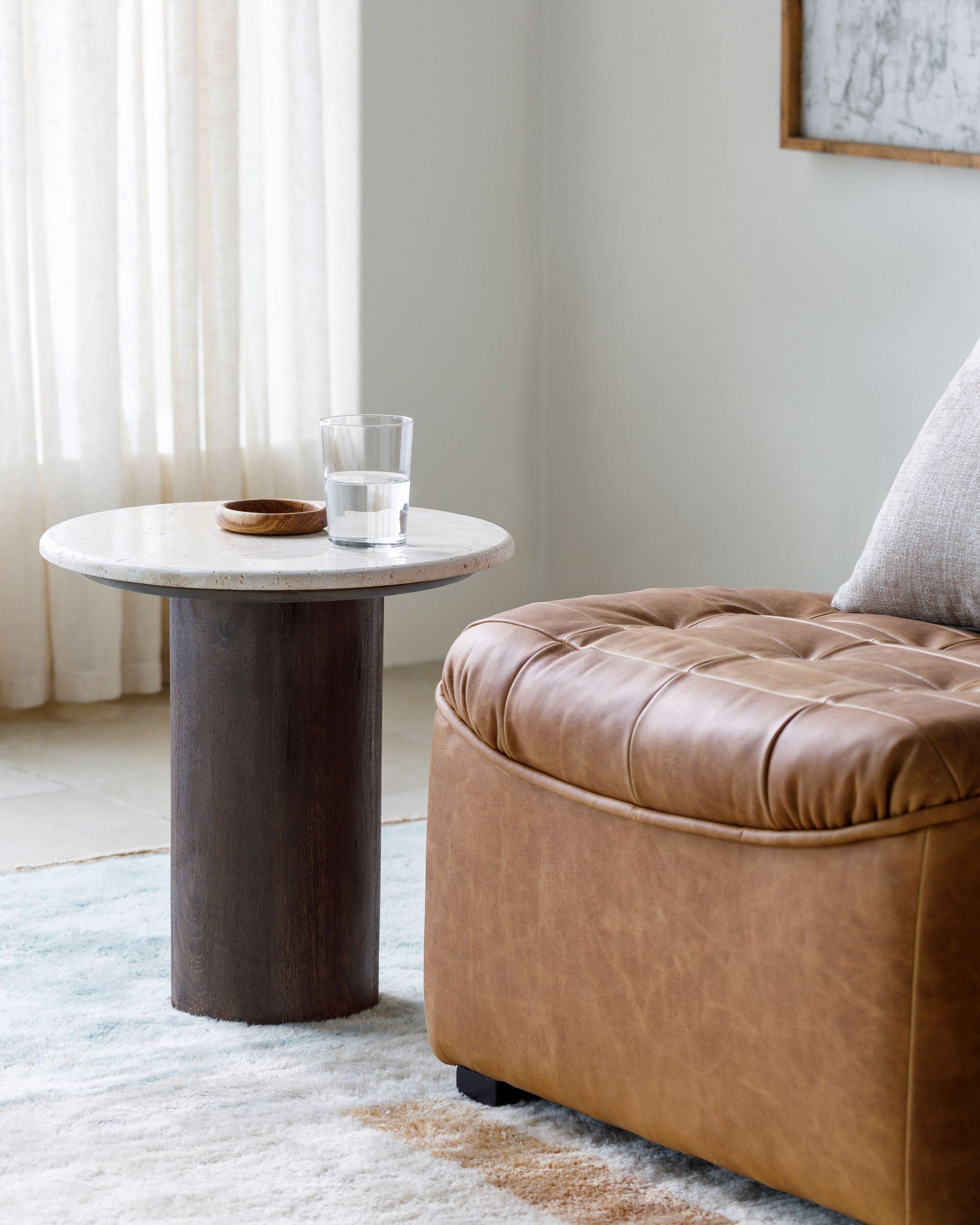 Merton End Table FURNITURE - end table Surya