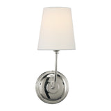 Vendome Single Sconce LIGHTING - sconce Visual Comfort Polished Nickel