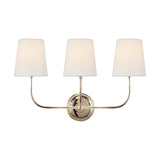 Vendome Triple Sconce LIGHTING - sconce Visual Comfort Polished Nickel